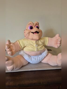 Vintage 1991 Baby Sinclair Talking Plush Doll Dinosaurs TV Show Hasbro  Read